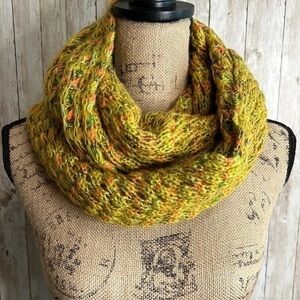 Tickled Pink Colorful Gold Scarf